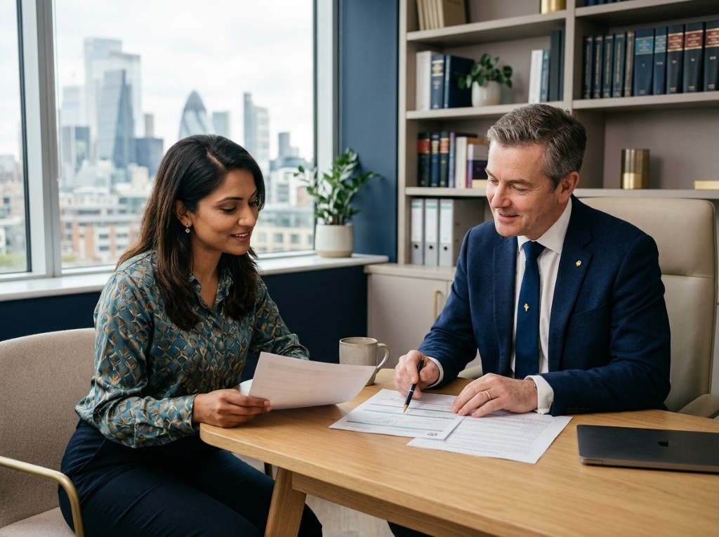 MLC Immigration Lawyers advisors reviewing a case together